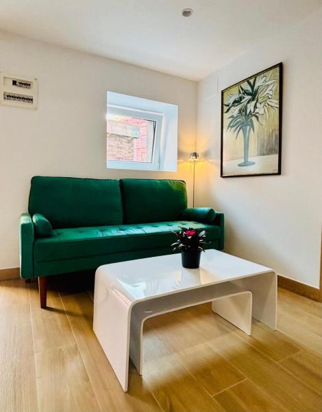 På billedet ses objektet Apartment with a garden beliggende i byen Santander.