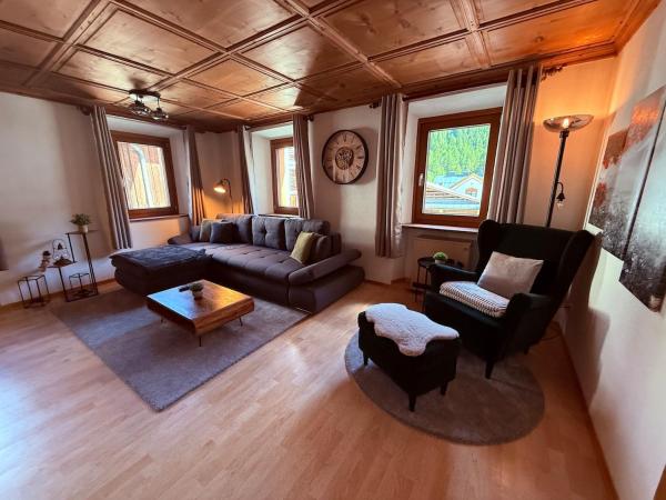 A la foto es mostra l'objecte Ferienwohnung mit Kamin und Balkon situat a la ciutat de Samnaun.