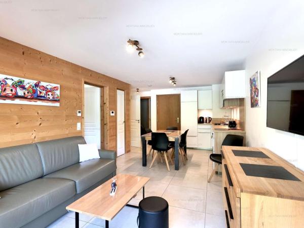 Agréable 2 Pièces + Cabine - 6 Personnes, Balcon Sud, Grand-bornand - Fr-1-458-234 - La Roche-sur-Foron