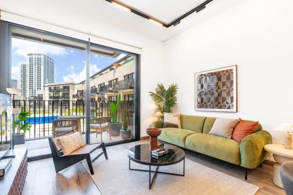 A la foto es mostra l'objecte New Luxury 2 Bedroom with Padel Gym Pool Cinema BBQ situat a la ciutat de Dubai.