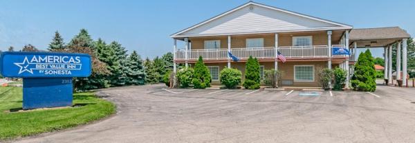 A la foto es mostra l'objecte Americas Best Value Inn Ashtabula/Austinburg situat a la ciutat de Saybrook.