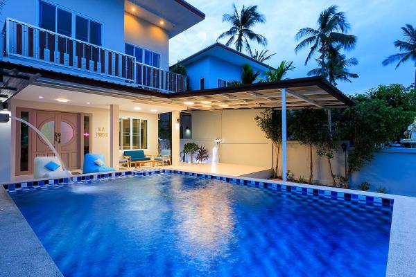 V228 Renovated 3BR Pool Villa Near Top Beaches, Bangrak pláž