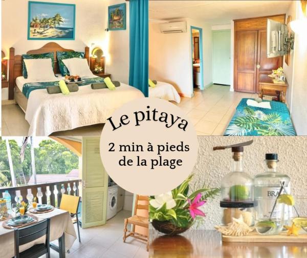 Le Pitaya à 2 Min à Pieds De La Mer - Martinique