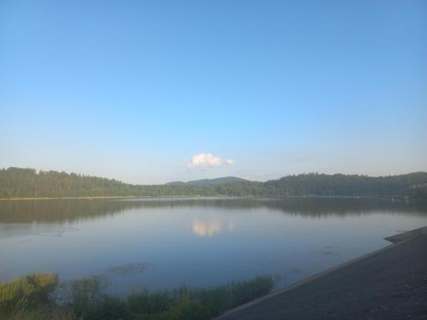 A la foto es mostra l'objecte Przy granicy situat a la ciutat de Okrzeszyn.