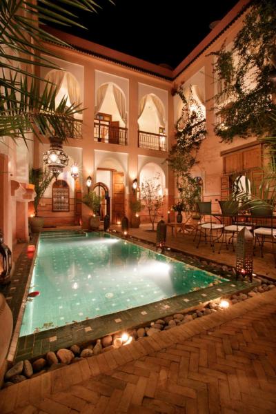 En la foto se muestra el objeto Riad Zagouda ubicado en la ciudad de Marrakech.