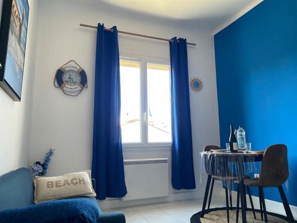 A la foto es mostra l'objecte Appartement bleu mer paisible situat a la ciutat de Perpinyà.