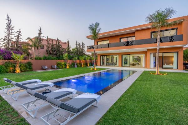 A la foto es mostra l'objecte Villa Mareva & Spa Marrakech situat a la ciutat de Marràqueix.