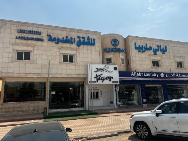 A la foto es mostra l'objecte ليالي ماربيا للشقق المخدومة situat a la ciutat de Riad.