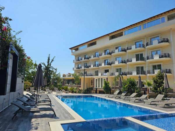 A la foto es mostra l'objecte Monte Mare Hotel situat a la ciutat de Kaninë.