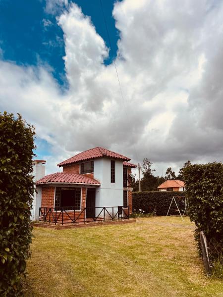 Nella foto è visibile l'oggetto Cabaña Campestre El Refugio situato nella città di Paipa.
