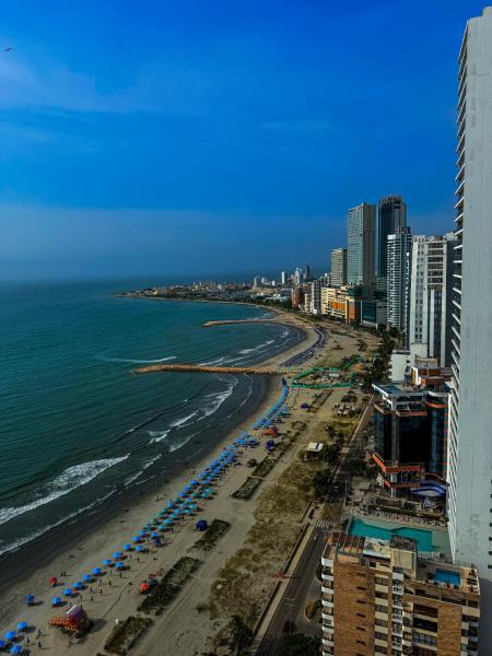 Piso 30 vista al mar, Palmetto 1 Bocagrande, Cartagena de Indias