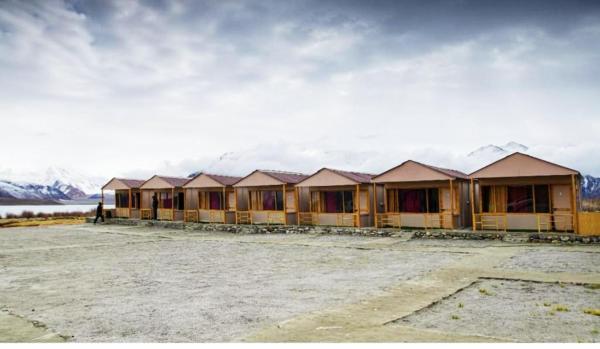 På billedet ses objektet Pangong Sunrise Cottage beliggende i byen Merak.