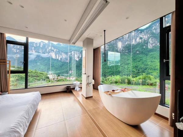 A la foto es mostra l'objecte Qingchanyueju Luxury B&B Enshi Grand Canyon Branch situat a la ciutat de Longfengba.