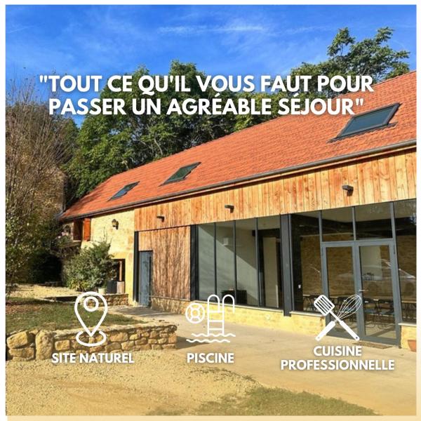På billedet ses objektet La Lande-Domaine de Réception-Nature-Périgord beliggende i byen Groléjac.