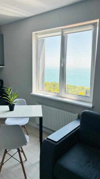 A la foto es mostra l'objecte Literaturna Sea View Апартаменти з видом на море біля Аркадії situat a la ciutat de Odessa.