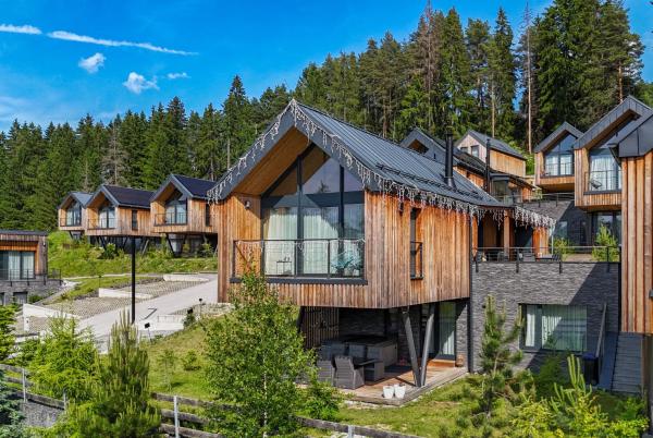 A la foto es mostra l'objecte Chalet 4hills, Demänovská Dolina situat a la ciutat de Liptovský Mikuláš.