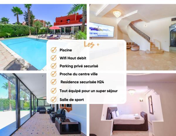 A la foto es mostra l'objecte Villa Rêve-Piscine-5ch-Residence privée situat a la ciutat de Marràqueix.