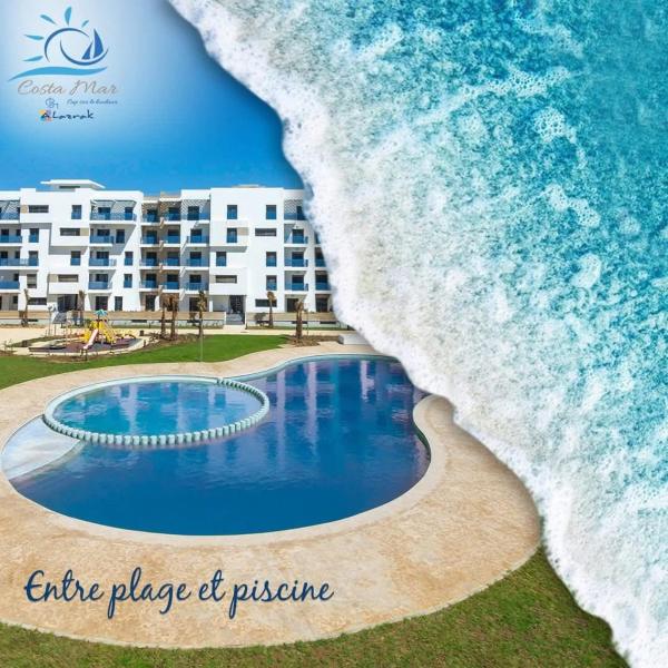 På billedet ses objektet Appartement à Costa Mar entre piscine et plage beliggende i byen Martil.