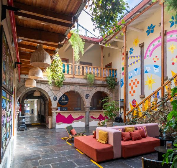 Na fotografii je vidět objekt Viajero Cusco Hostel nacházející se ve městě Cuzco.