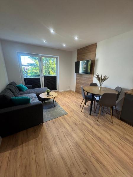 En la foto se muestra el objeto Apartament Oli ubicado en la ciudad de Ostróda.