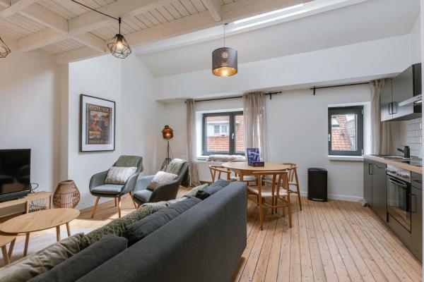 A la foto es mostra l'objecte Bright Stylish Apartment Near Beach - Appa Ostend situat a la ciutat de Oostende.
