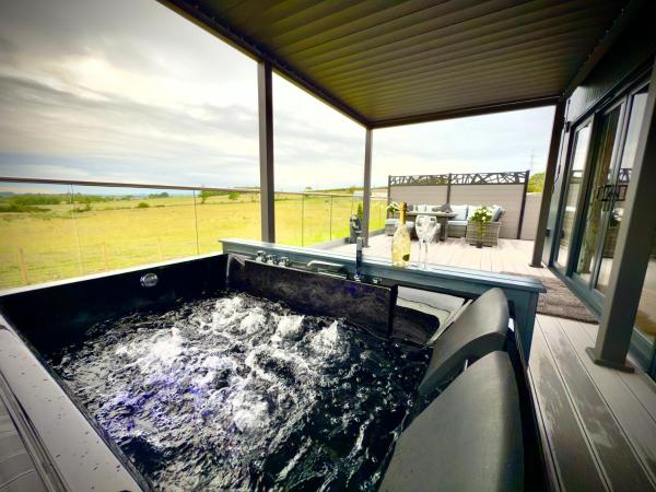 Na zdjęciu widoczny jest obiekt Hamish's Hideaway położony w mieście Bentpath.