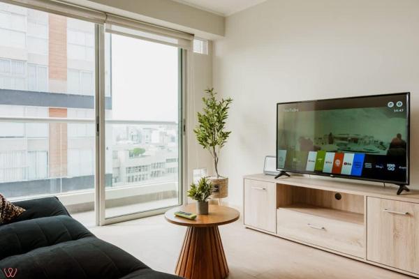 A la foto es mostra l'objecte Inviting 1BR with Pool in Barranco situat a la ciutat de Lima.