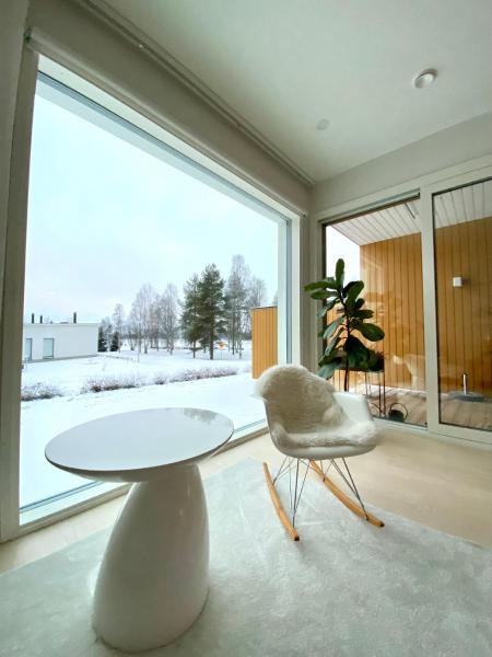 Arctic riverside apartment, Rovaniemi