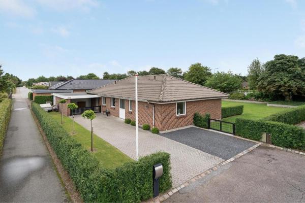 The photo shows the Nice house for your family stay! located in the city of Billund.