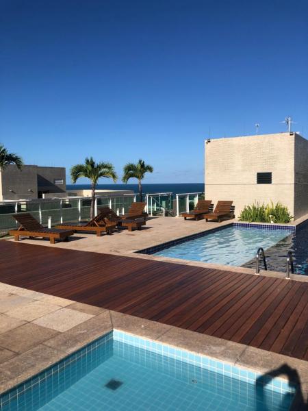 På billedet ses objektet JTR Lux Residence apto 3 quartos beira mar beliggende i byen Maceió.