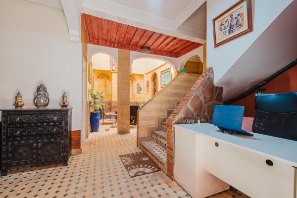Na fotografii je vidět objekt Riad Mazouz102 Médina nacházející se ve městě Marakéš.