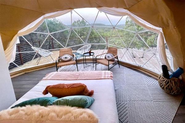 Marble Falls Glamping Dome For Romantic Getaways Near Austin - Verenigde Staten