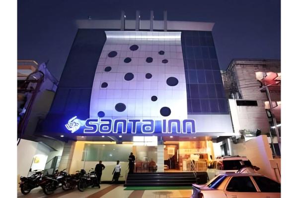 På billedet ses objektet Hotel Shanta Inn beliggende i byen Lucknow.