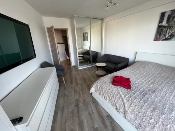 Nella foto è visibile l'oggetto Apartament z widokiem Gdańsk situato nella città di Piecki.
