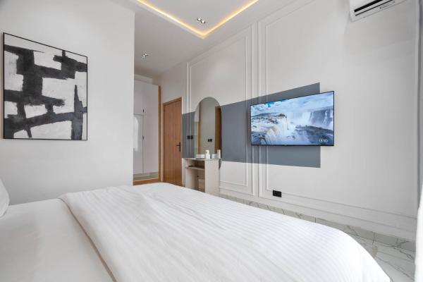 A la foto es mostra l'objecte Two bedroom apartment with pool and ps5 IKate, Lekki situat a la ciutat de Moba.