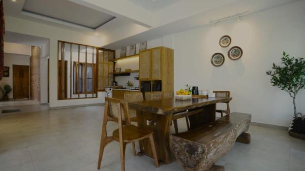På billedet ses objektet Villa The Pandhappa Borobudur beliggende i byen Kembanglimus.
