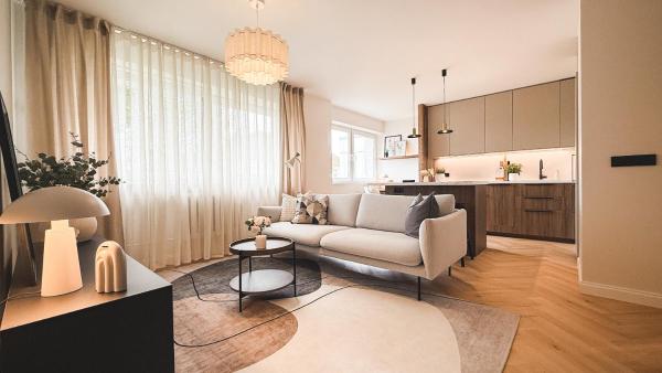 A la foto es mostra l'objecte Riia street apartment with parking situat a la ciutat de Tartu.