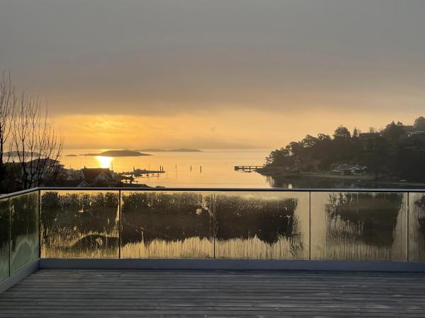 A la foto es mostra l'objecte Beautiful Villa close to the sea situat a la ciutat de Sandefjord.