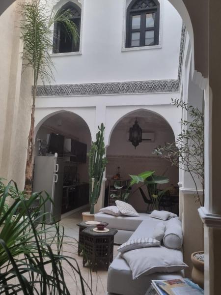 A la foto es mostra l'objecte Riad zouina situat a la ciutat de Marràqueix.