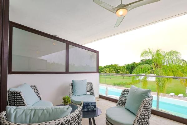 På billedet ses objektet Comfy Retreat Balcony Grill Pool beliggende i byen Punta Cana.