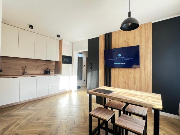 På billedet ses objektet Apartament Wiosełko beliggende i byen Goławice.