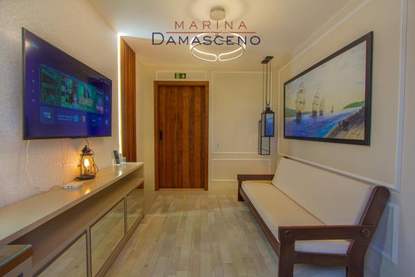 Na fotografii je vidět objekt Suíte Laguna - Marina Privada e Recreação Luxo nacházející se ve městě São João do Sul.