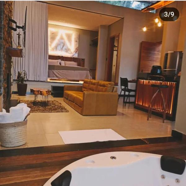 写真にはノバ・リマ市にあるLoft das Broméliasが写っています。