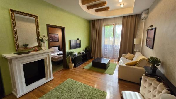 På billedet ses objektet Blue Marlin apartment beliggende i byen Palić.