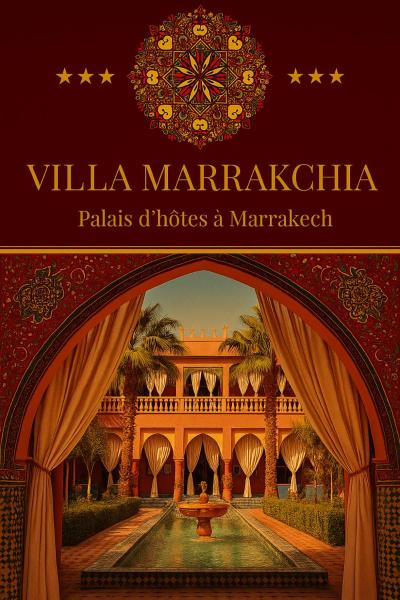 Na fotografii je vidět objekt Villa Marrakchia - Palais d'hôtes nacházející se ve městě Marakéš.