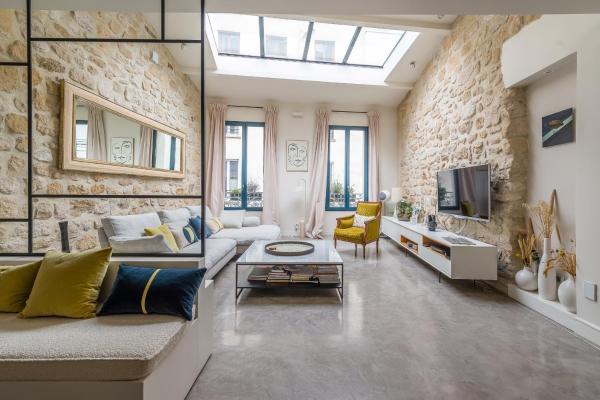 Auf dem Foto ist das Objekt AV Experiences - Maison Belleville Luxury in der Stadt Paris zu sehen.