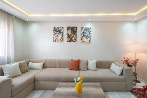 Auf dem Foto ist das Objekt LUXURY APARTMENT IN THE HEART OF MARRAKECH GUELIZ in der Stadt Marrakesch zu sehen.