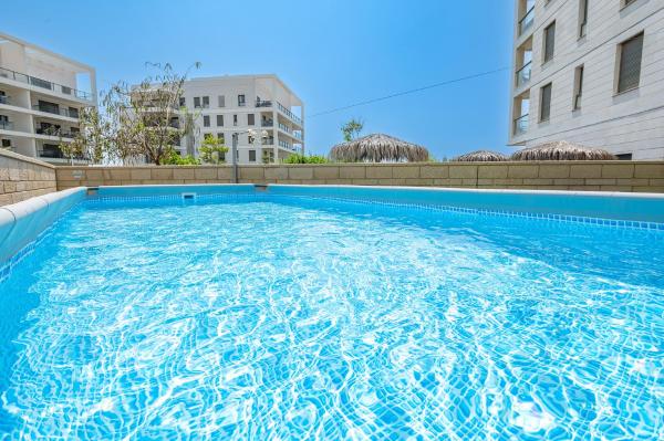 A la foto es mostra l'objecte Achziv on the beach Apartment situat a la ciutat de Nahariyya.