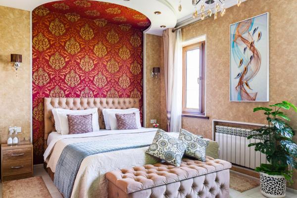 A la foto es mostra l'objecte 198 Expansive apartment with stunning views of downtown, next to GRAND MIR HOTEL situat a la ciutat de Taixkent.