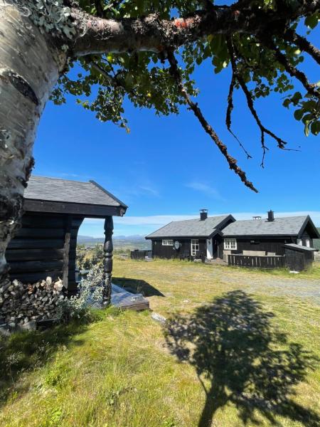 Auf dem Foto ist das Objekt Mountain Cabin with a View at Gomostølen på Vaset in der Stadt Ulnes zu sehen.